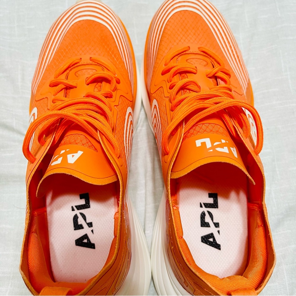 APL NWOB Orange/White Streamline Shoes 7.5/9 - Picture 8 of 12